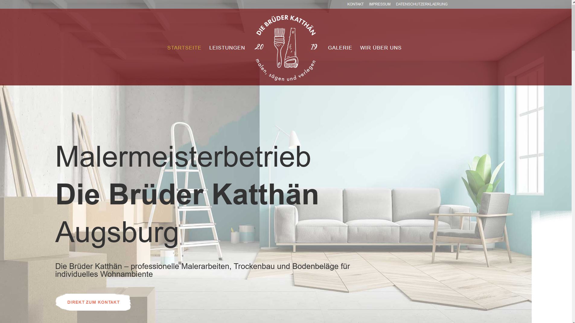 Webdesign für Malerbetrieb in Augsburg Lechhausen